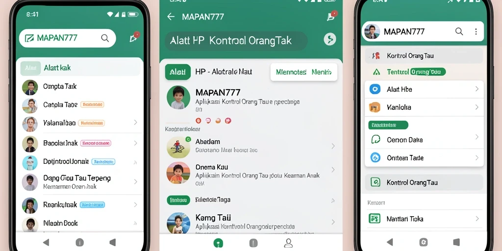 Antarmuka pengguna MAPAN777 yang intuitif dan mudah digunakan.